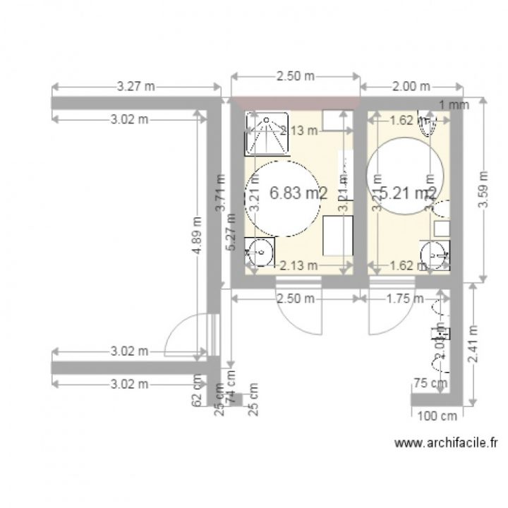 Plan Vestiaires Sanitaires Handicapé 07 03 16 – Plan 2 pour Norme Toilette Handicapé Plan Vestiaires Sanitaires Handicapé 07 03 16 – Plan 2 pour Norme Toilette Handicapé