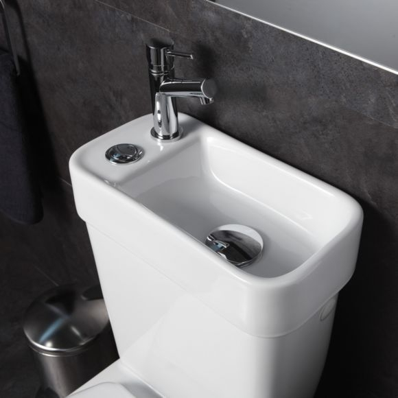 Planetebain – Pack Wc Avec Lave Mains Intégré Écologique tout Lavabo Toilette Integre