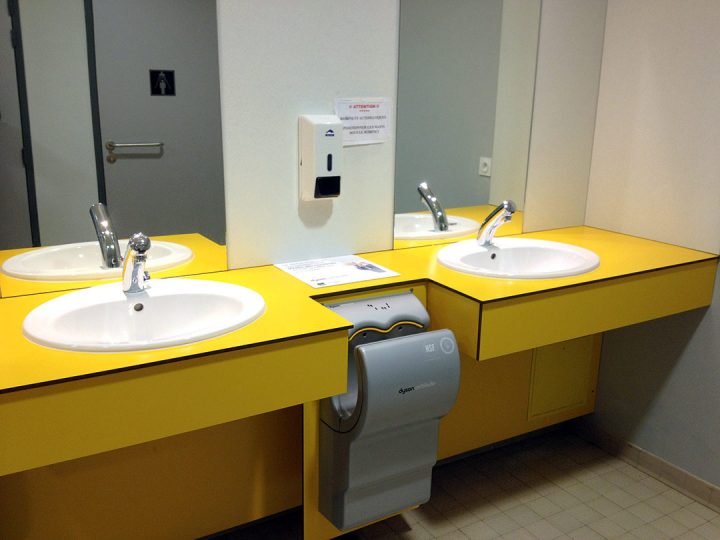 Plans De Toilette Droits – Ldm Équipement concernant Plan De Toilette Sur Mesure