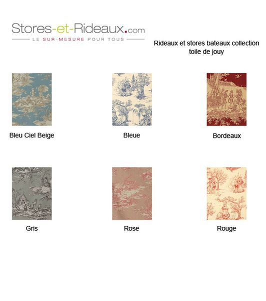 Plaquette Echantillons Rideaux – Toile De Jouy tout Rideaux Toile De Jouy