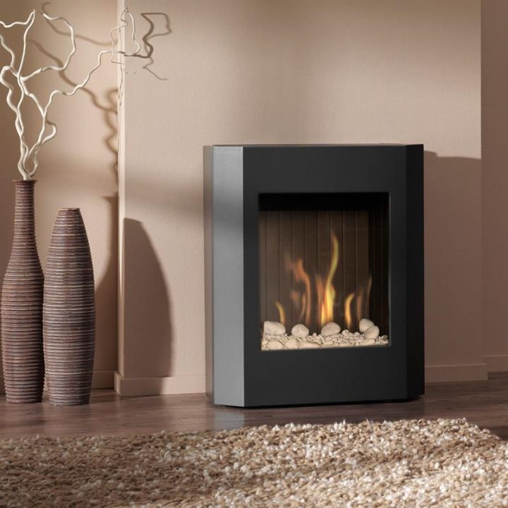 Poêle À Gaz Dru Basso, 9 Kw destiné Cheminée Au Gaz Naturel