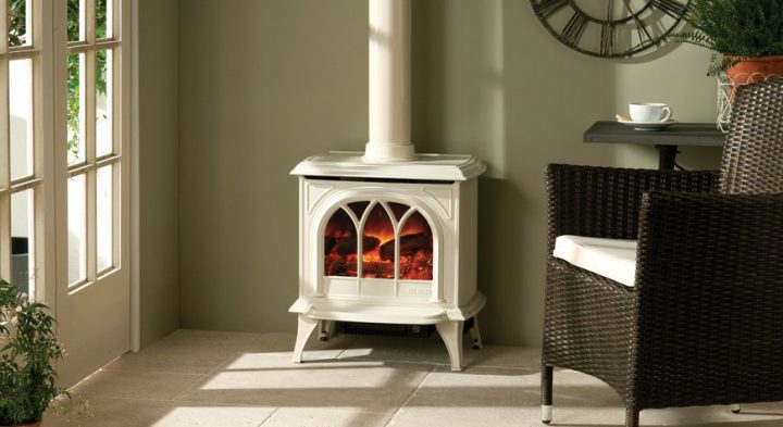 Poêles Électriques Huntingdon | Poêle Électrique, Poele A Bois à Cheminée Electrique Castorama