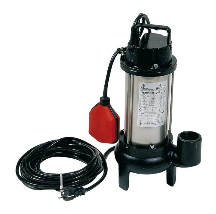 Pompe Submersible De Relevage Semisom 265 Eaux Chargées intérieur Pompe De Relevage Toilette