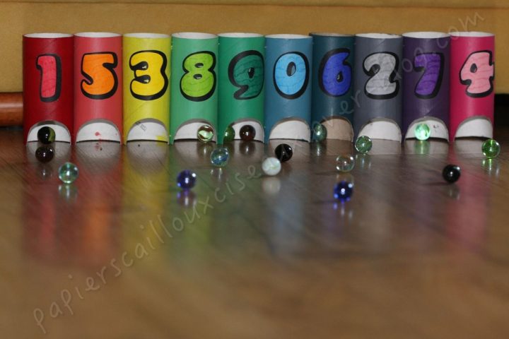 Ponts À Points | Jeux À Fabriquer, Jeux Et Activité serapportantà Activité Manuelle Avec Des Rouleaux De Papier Toilette