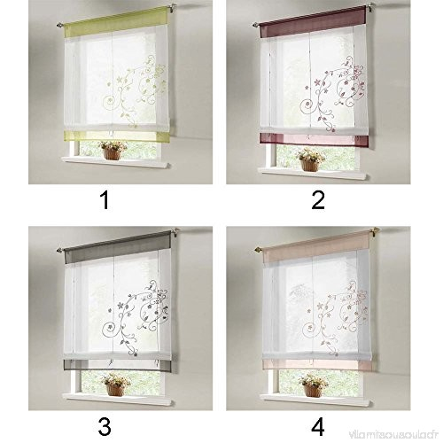 Portable Flora Sheer De Cuisine Salle De Bain Balcon concernant Rideau Occultant Pour Salle De Bain Portable Flora Sheer De Cuisine Salle De Bain Balcon concernant Rideau Occultant Pour Salle De Bain