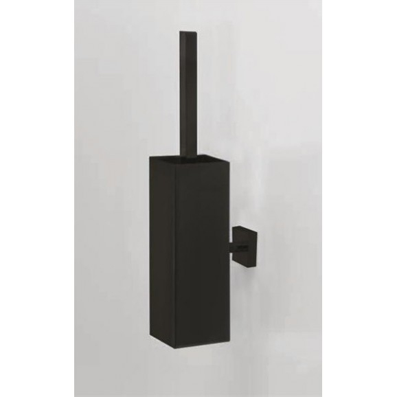 Porte-Balai Wc Mural Sans Couvercle, Noir Mat-Corner-Decor concernant Brosse Toilette Suspendu