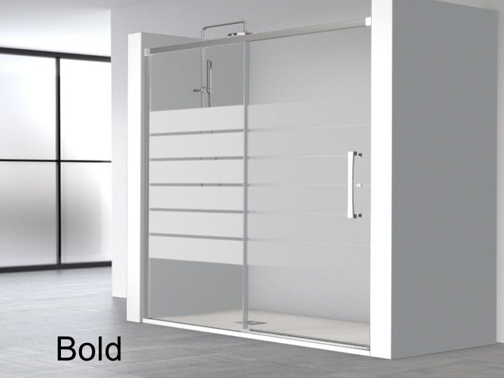 Porte De Douche Coulissante, 140 X 195 Cm, Verre dedans Porte Coulissante Douche 140