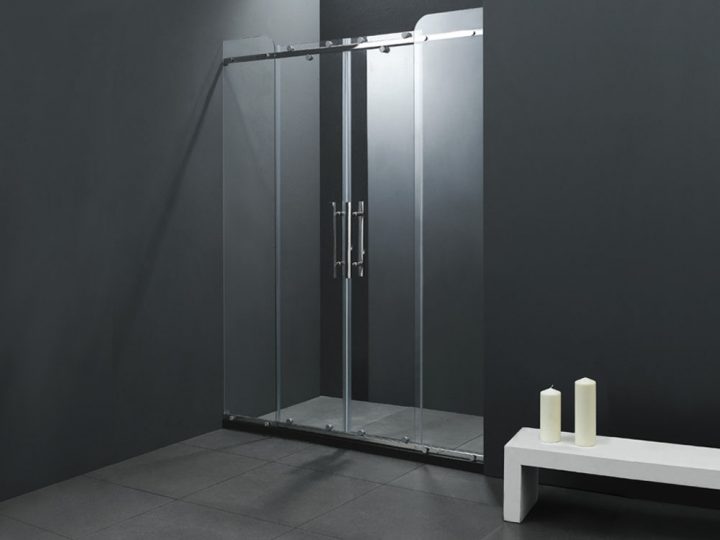 Porte De Douche Coulissante "Kumla" 150X193Cm 51341 dedans Porte De Douche Italienne Coulissante