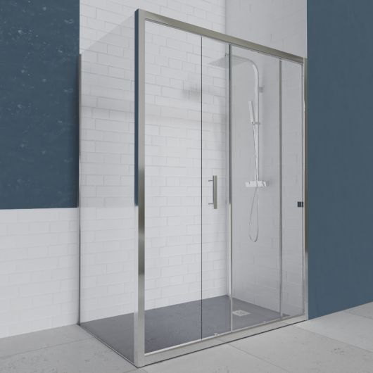 Porte De Douche D'Angle Avec Paroi Coulissante Nerina dedans Paroi De Douche 170 Cm Porte De Douche D'Angle Avec Paroi Coulissante Nerina dedans Paroi De Douche 170 Cm