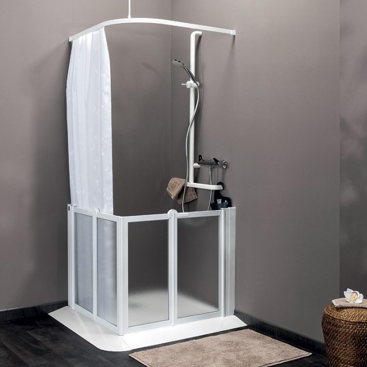 Porte De Douche Mi-Hauteur – Collection Idhraqua encequiconcerne Position Douche