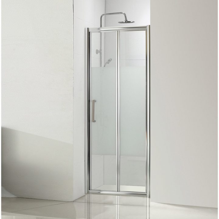 Porte De Douche Pliante 100 Cm, Sérigraphié, Quad | Leroy intérieur Tabouret De Douche Leroy Merlin