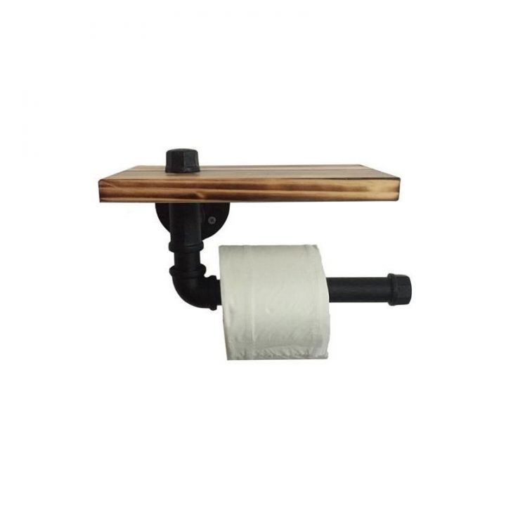 Porte-Rouleau En Papier Toilette Design Rétro Métal Tube encequiconcerne Porte Papier Toilette Design