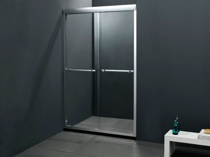 Portes De Douche Coulissantes "Oslo" 120 X 180Cm 51326 pour Porte De Douche Italienne Coulissante