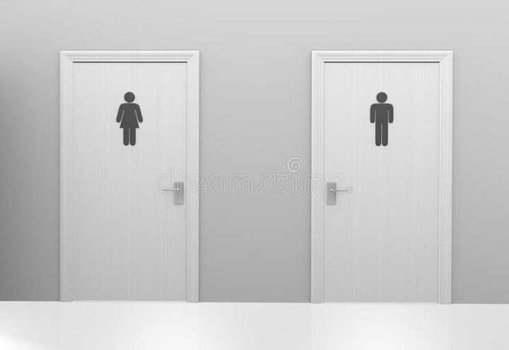 Portes De Toilettes Aux Toilettes Publiques Avec Des encequiconcerne Femmes Aux Toilettes