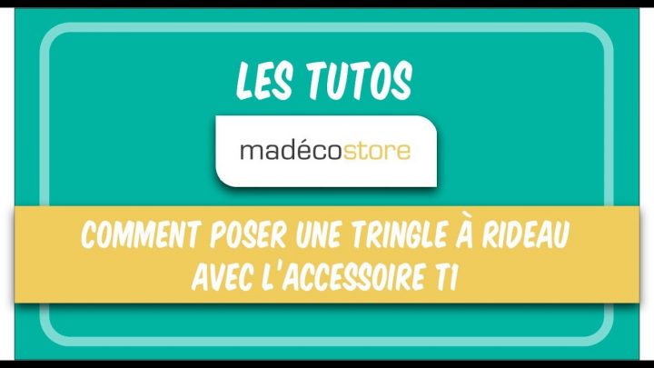 Pose Rideau Sans Percer | Comment Poser Une Tringle À concernant Tringle Rideau Sur Fenetre Pvc