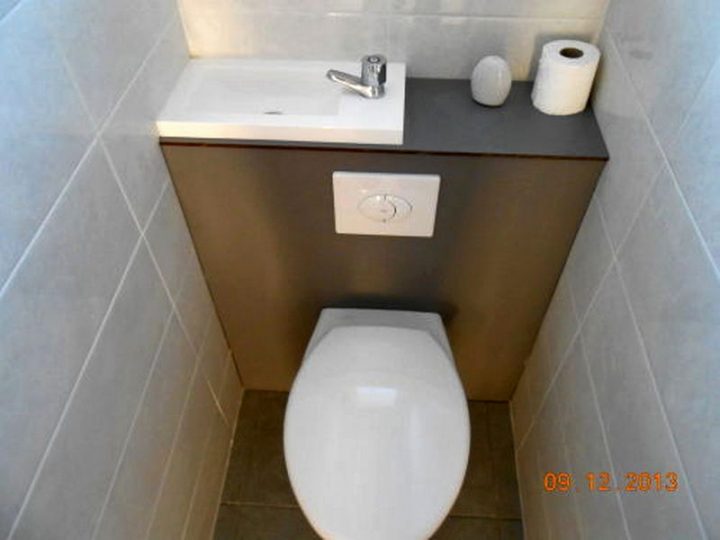 Pose Wc Suspendu Castorama Beau Wc Suspendu Avec Lavabo tout Lavabo Toilette Integre