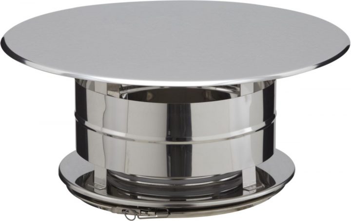 Poujoulat – Chapeau Aspirateur Inox/Inox Pour Conduit De concernant Chapeau Cheminée Inox