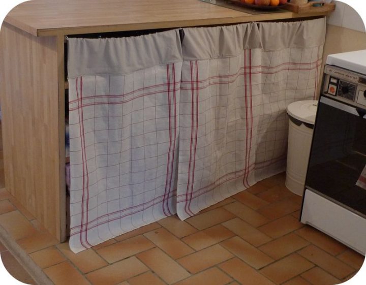 Pour La Cuisine! – L'Aiguille Vagabonde tout Rideau Sous Evier Cuisine Pour La Cuisine! – L'Aiguille Vagabonde tout Rideau Sous Evier Cuisine