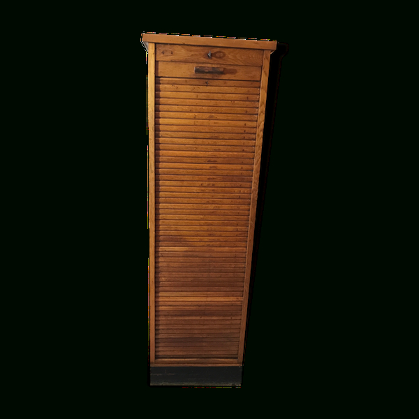 Produit Bhv - Meuble De Métier Classeur À Rideau Vintage à Rideaux Bhv