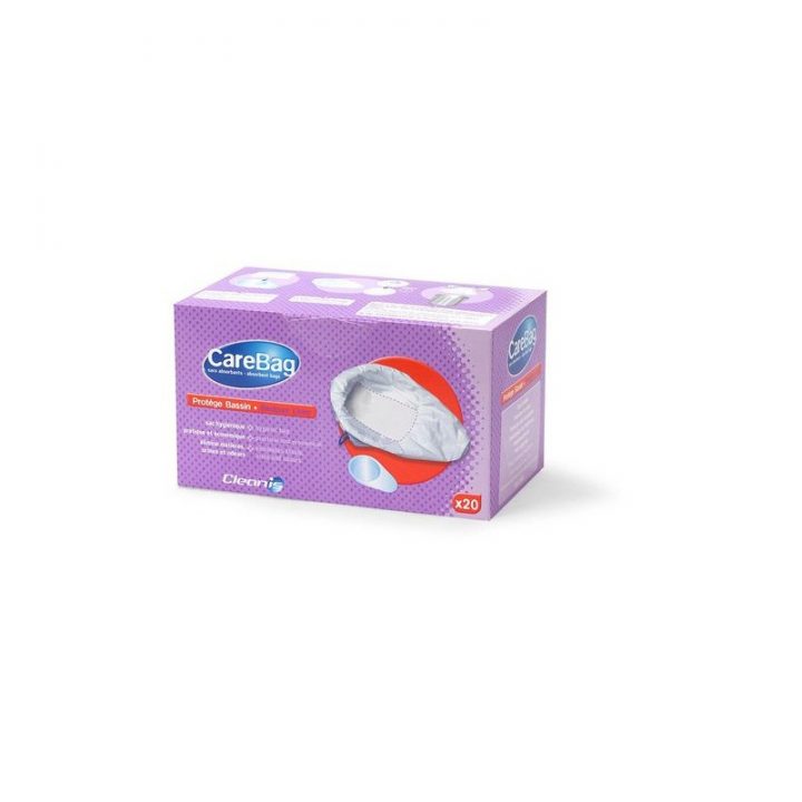 Protège Bassin De Lit Carebag – Toilette Au Lit – Tous Ergo destiné Toilette Complète Au Lit