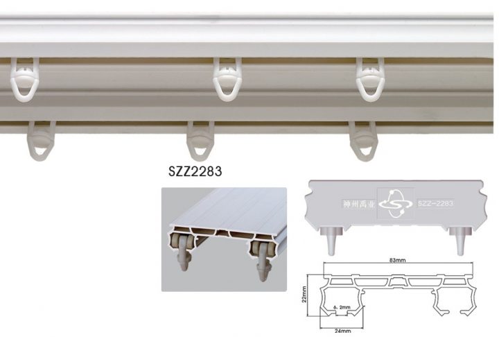 Pvc En Plastique Rideau Double Rail Pour Rideau dedans Rideau Pour Tringle A Rail Pvc En Plastique Rideau Double Rail Pour Rideau dedans Rideau Pour Tringle A Rail