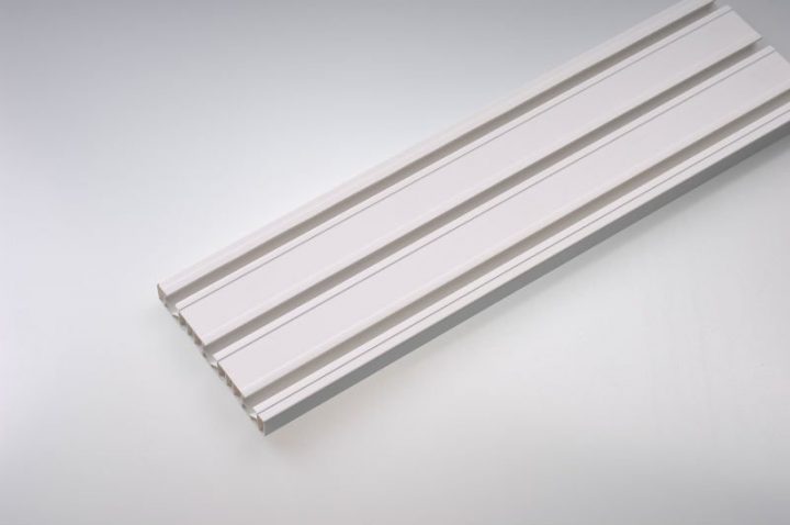 Pvc Triple Rail De Rideau-Poteaux, Rails Et Accessoires encequiconcerne Tringle A Rideau Pour Pvc