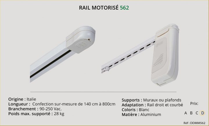 Rail Rideau Motorise | Matelas – Rideau avec Rideaux Aluminium Electrique
