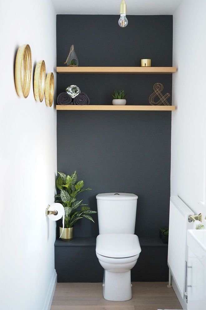 Rangement Wc : Idées Pratiques Pour Toilettes | Toilettes avec Toilette Sous Escalier