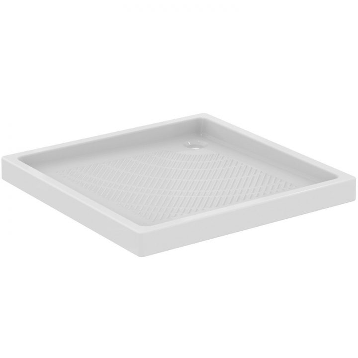 Receveur De Douche Carré L.90 X L.90 Cm, Grès Blanc Primo tout Receveur De Douche En Gres Receveur De Douche Carré L.90 X L.90 Cm, Grès Blanc Primo tout Receveur De Douche En Gres