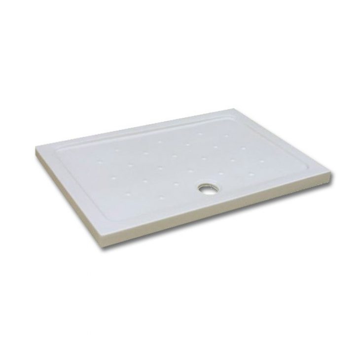 Receveur De Douche En Grès Plat 100X80 Mokau encequiconcerne Receveur De Douche Extra Plat 100X80