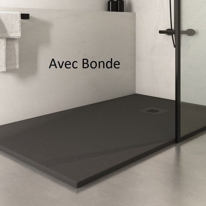 Receveur De Douche Extra Plat Rectangulaire Bonde Carré serapportantà Receveur Douche 100X90