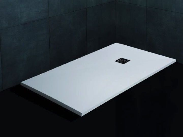 Receveur De Douche Extra Plat Sur Mesure Effet Pierre En dedans Receveur Douche 70X110 Receveur De Douche Extra Plat Sur Mesure Effet Pierre En dedans Receveur Douche 70X110