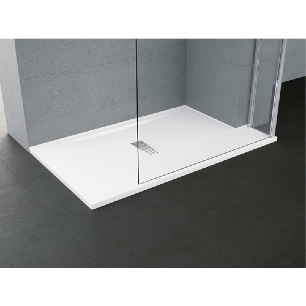 Receveur De Douche Extra-Plat - Taille Xl Rectangulaire encequiconcerne Comment Poser Receveur De Douche Extra Plat