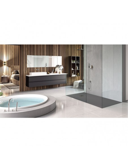 Receveur De Douche Rectangulaire Largeur 90 Cm Natural B10 dedans Receveur Douche 100X90