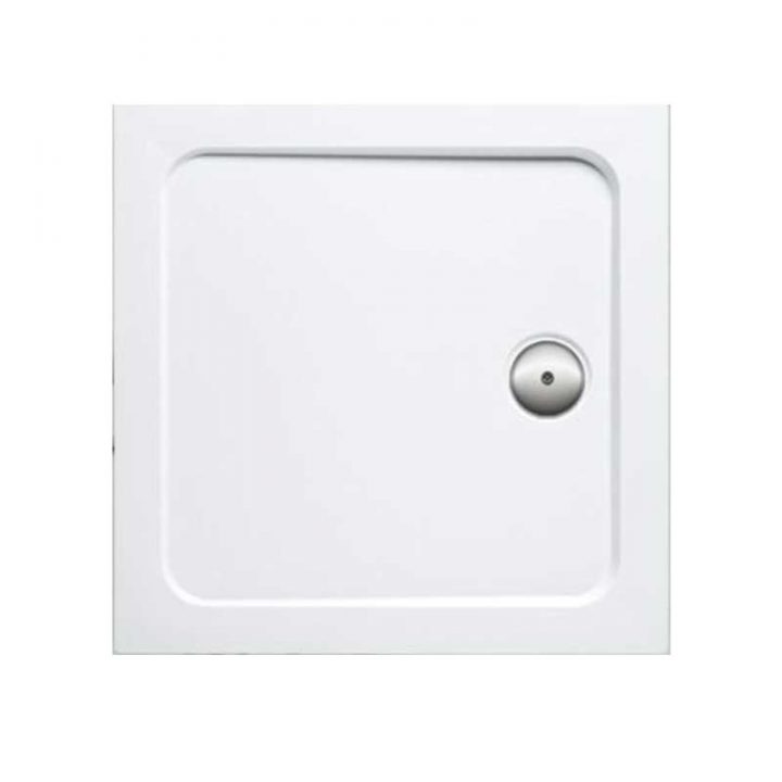 Receveur Flight Carré Extra-Plat 80X80X4Cm Jacob Delafon encequiconcerne Receveur De Douche Jacob Delafon Flight