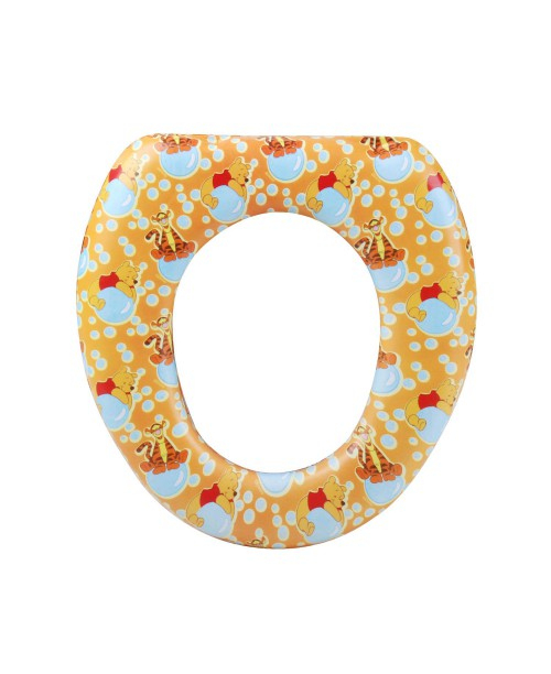 Réducteur De Toilettes Winnie – Assise Rembourrée – Jaune tout Reducteur Toilettes