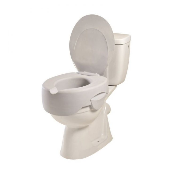 Rehausse-Wc Rehosoft Avec Couvercle – Sanetis à Toilette Rehausse
