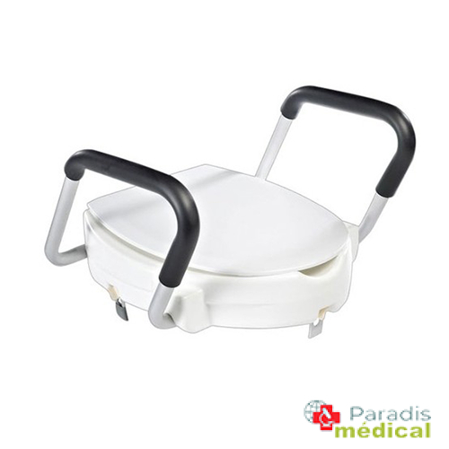 Rehausseur De Toilettes Avec Accoudoirs Amovibles destiné Surelevateur De Toilette Rehausseur De Toilettes Avec Accoudoirs Amovibles destiné Surelevateur De Toilette