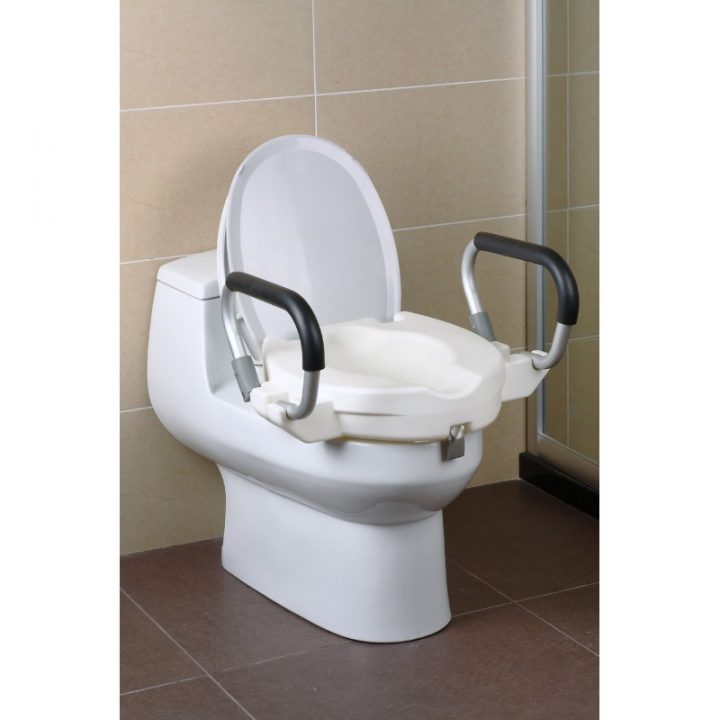 Réhausseur Wc Avec Accoudoirs destiné Toilette Personne Agée