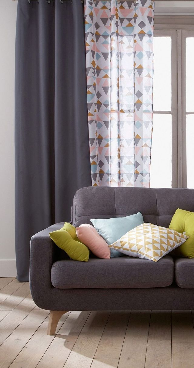 Relooking Salon Pas Cher : Vive Les Accessoires | En Vrac encequiconcerne Rideaux Scandinaves
