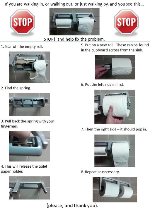 Replacing Toilet Paper Quotes. Quotesgram encequiconcerne Changer Toilette