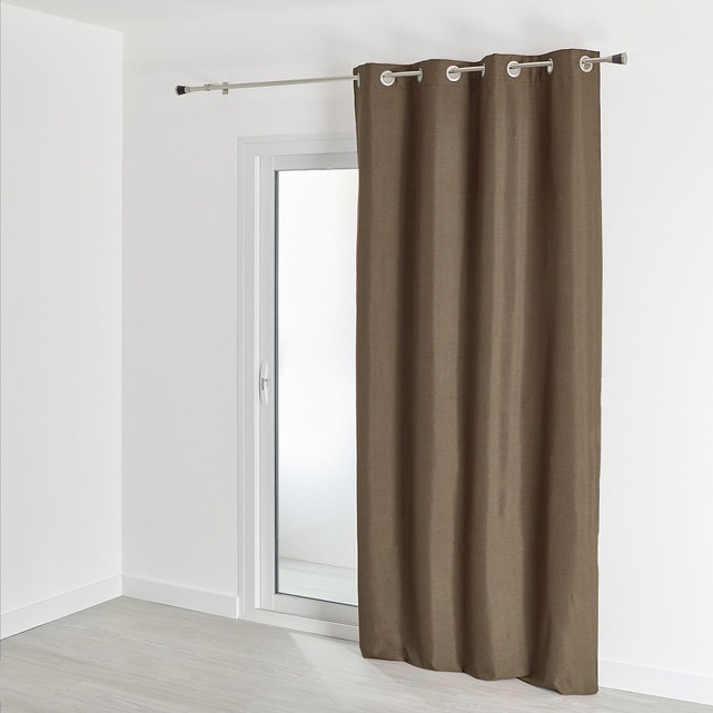 Rideau 100% Occultant Effet Chiné Home Maison | La Redoute avec Rideau Occultant 140X180