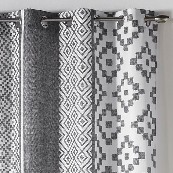 Rideau (140 X H260 Cm) Esteban Gris – Rideau / Voilage intérieur Rideaux Rayes Gris Et Blanc Rideau (140 X H260 Cm) Esteban Gris – Rideau / Voilage intérieur Rideaux Rayes Gris Et Blanc