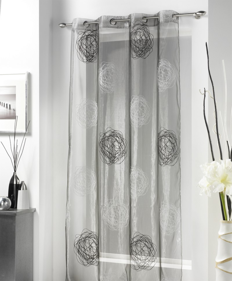 Rideau 140×240 - Topiwall avec Rideaux Rayes Gris Et Blanc Rideau 140×240 - Topiwall avec Rideaux Rayes Gris Et Blanc