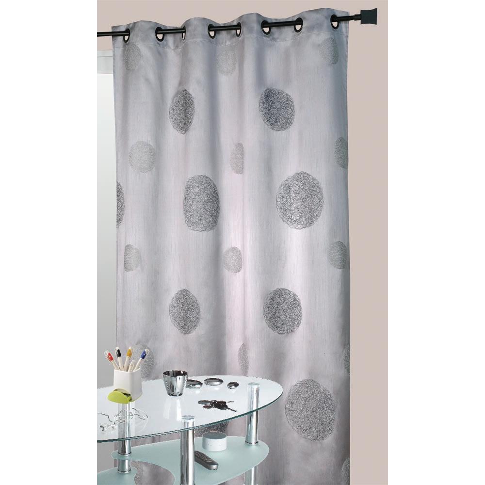 Rideau 5 Mondes 140X260Cm Gris - Rideau - Rideau, Voilage à Rideau Mauve Et Blanc Rideau 5 Mondes 140X260Cm Gris - Rideau - Rideau, Voilage à Rideau Mauve Et Blanc