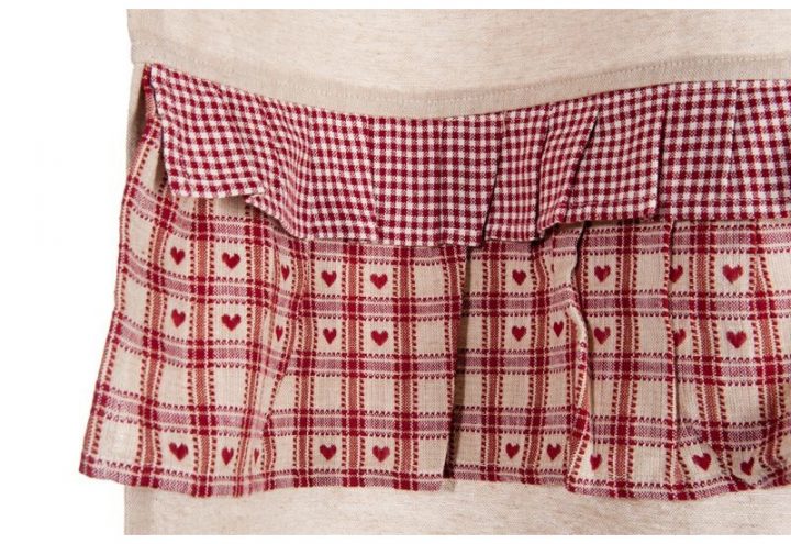 Rideau À Anneaux Campagne Chic Syrah En Coton Beige Et pour Rideaux Vichy Rideau À Anneaux Campagne Chic Syrah En Coton Beige Et pour Rideaux Vichy