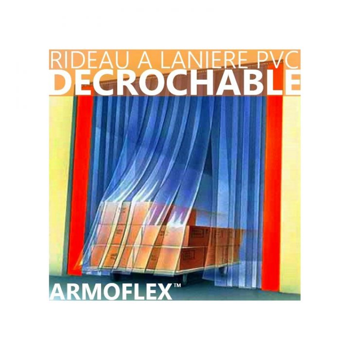 Rideau À Lanières Tranparentes En Pvc Souples Décrochables serapportantà Rideaux À Lamelles Souples Rideau À Lanières Tranparentes En Pvc Souples Décrochables serapportantà Rideaux À Lamelles Souples