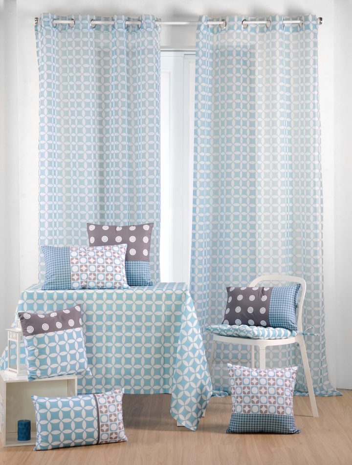 Rideau A Motif Geometrique — Mikea Galerie destiné Rideau Geometrique Rideau A Motif Geometrique — Mikea Galerie destiné Rideau Geometrique