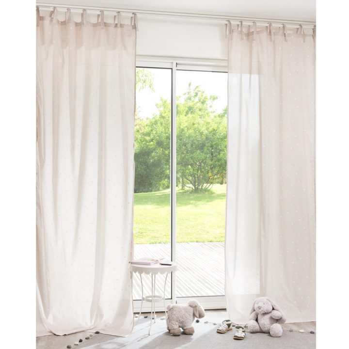 Rideau À Nouettes En Coton Beige 102 X 250 Cm Étoile destiné Rideau Lin Maison Du Monde Rideau À Nouettes En Coton Beige 102 X 250 Cm Étoile destiné Rideau Lin Maison Du Monde