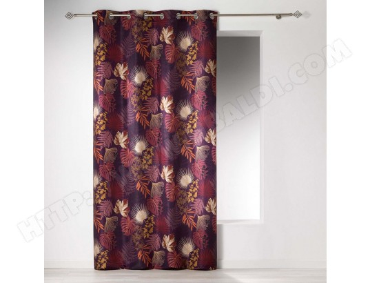 Rideau À Œillets 140X260 Palmire Prune Douceur D'Interieur concernant Rideau Voilage Prune Rideau À Œillets 140X260 Palmire Prune Douceur D'Interieur concernant Rideau Voilage Prune